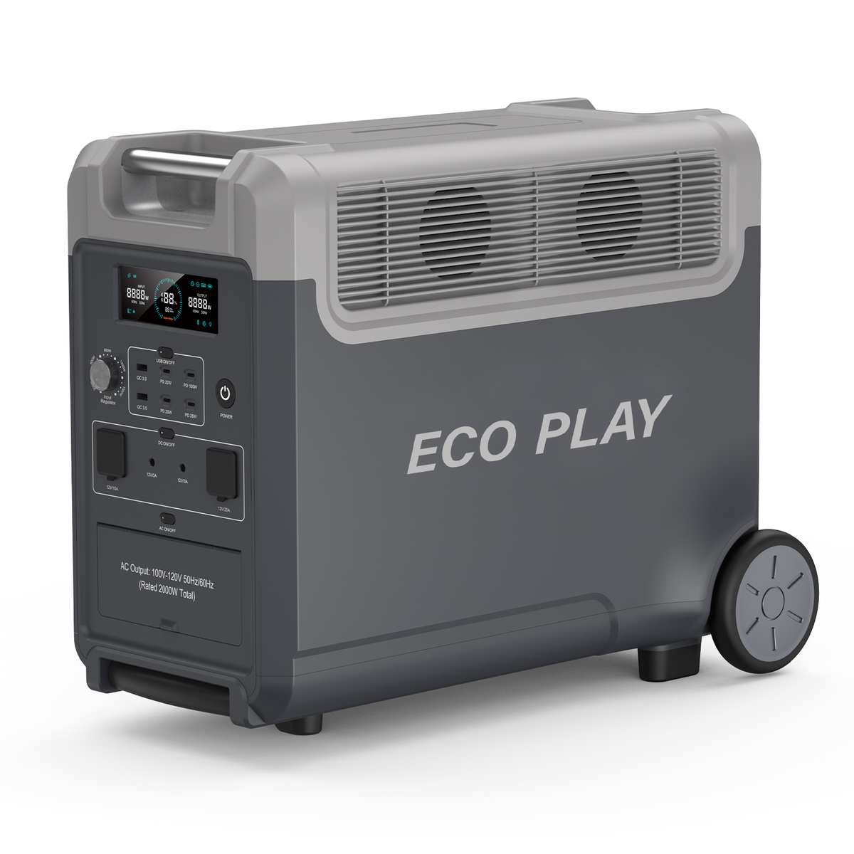 ECO PLAY EP3300 ポータブル電源 | 3300W | 3840WH – Ecoplay